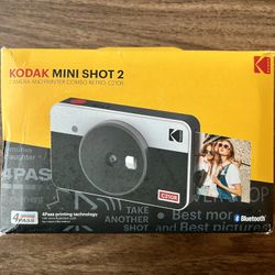 New-in-Box Kodak Mini Shot 2 Retro C210R Instant Camera + Printer — White