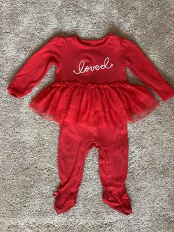 Baby girl onesie/footsie