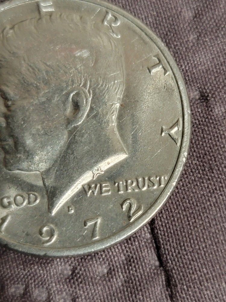 1972-D Kennedy Half Dollar.