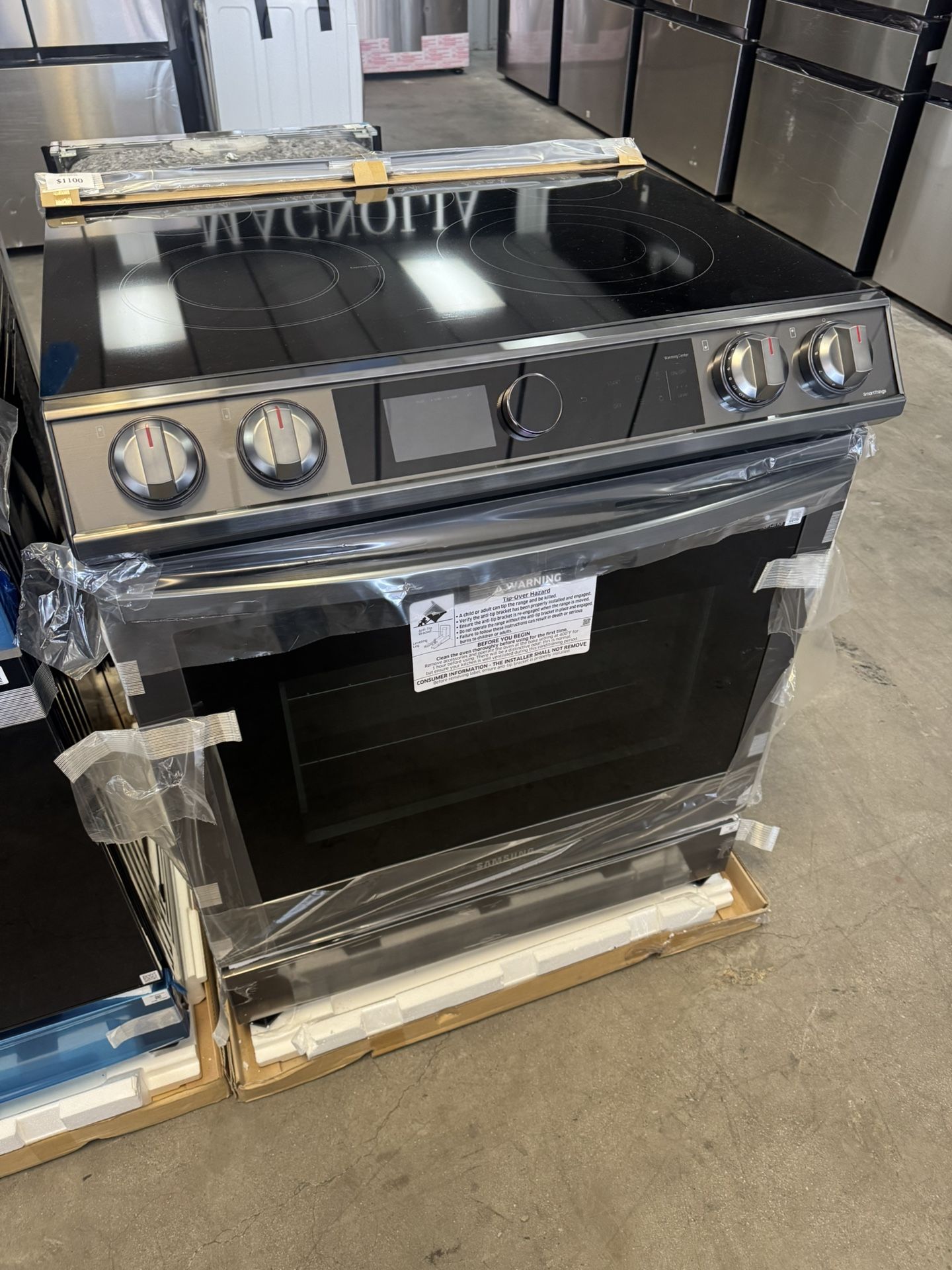 Samsung Slide In Electric Range With Airfryer