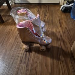 Light Up Roller Blades/ Holographic 