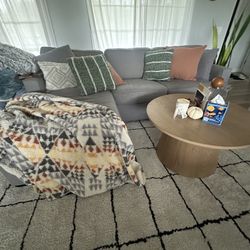 Gray Living Spaces Sectional