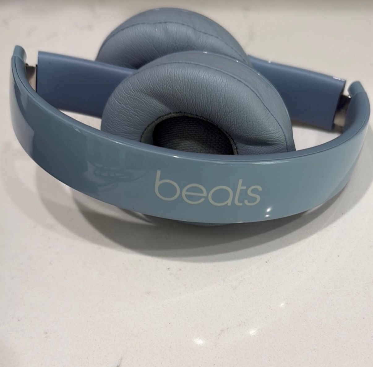 Baby Blue Headphones. Beats. Solo with Cord.