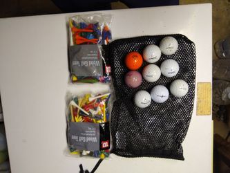 Golf Tees, Balls