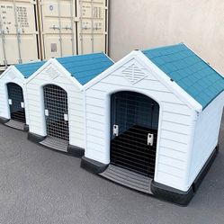 (New in box) Plastic Dog House w/ Lock Door (Medium $80, Large $115, X-Large $160)
