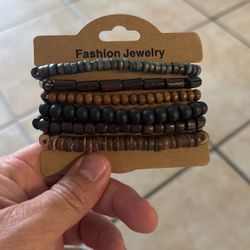 Six Handmade Bracelets Unisex 