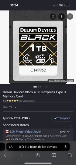 Delkin Device Memory Card 1TB