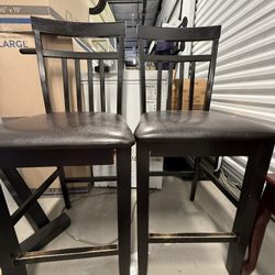 High  ar Stool Chairs Set of 2