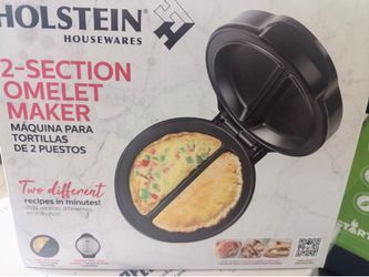 Omelet maker 2 section