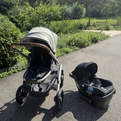 Uppa Baby Stroller And Infant Car Seat