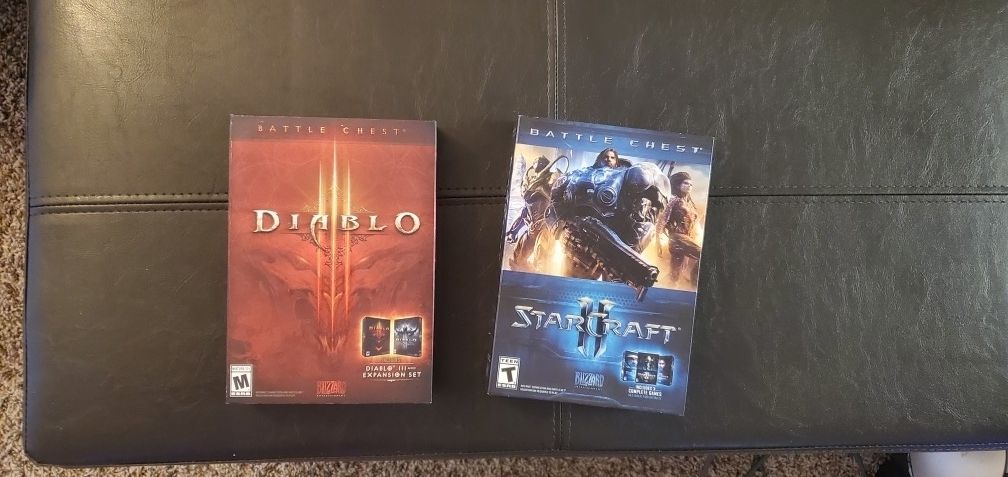 Diablo 2 and Starcraft 2