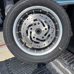 Harley Davidson Wagon Wheel With Tire Front