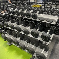 PRO RUBBER DUMBBELLS 40 Lbs & 45 Lbs BLOWOUT!!