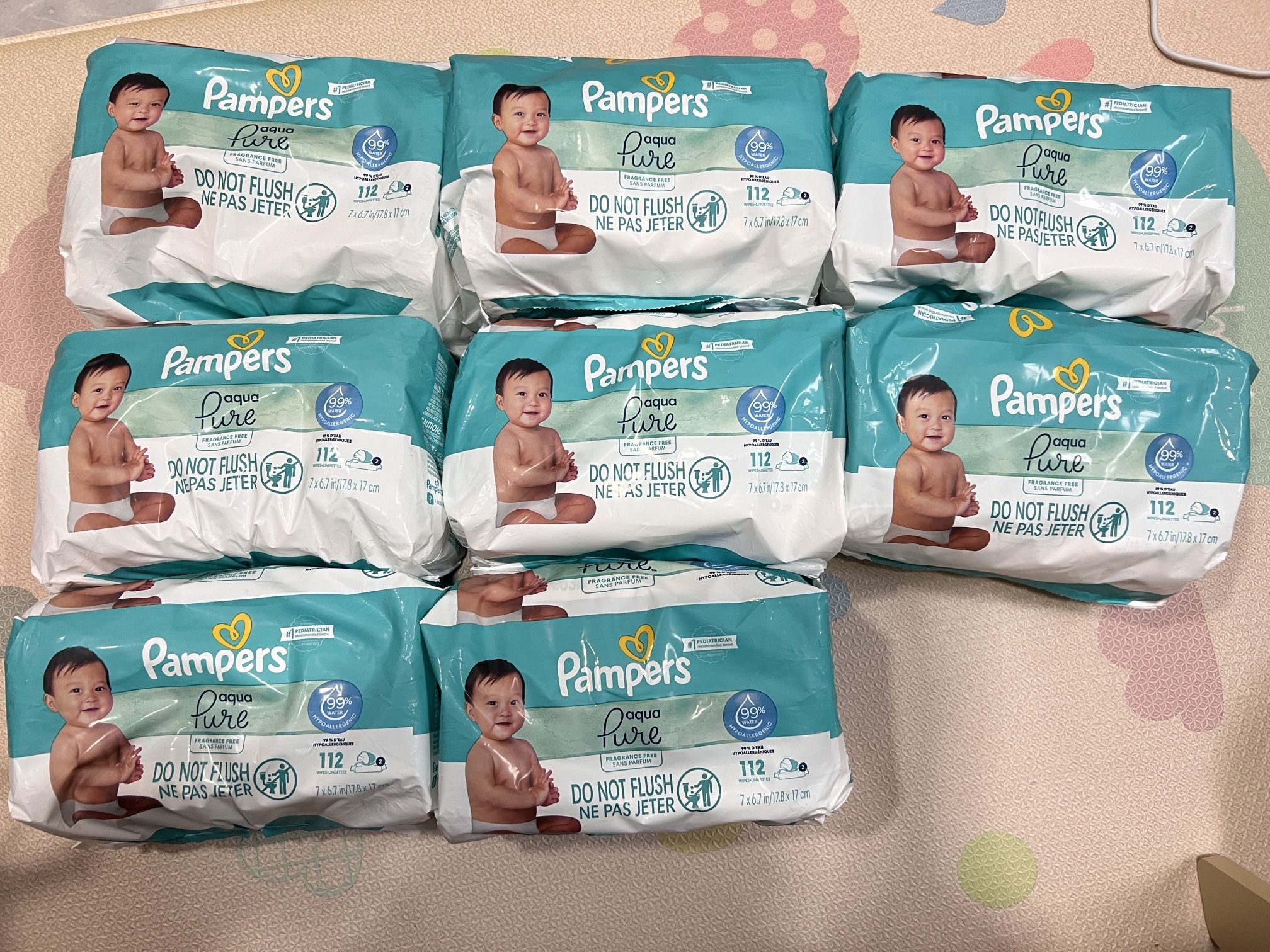Pampers pure baby wipes bundle $ 35