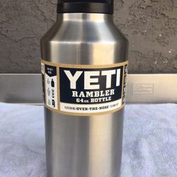 YETI Stainless Steel 64oz Rambler Canister Bottle Limited Edition