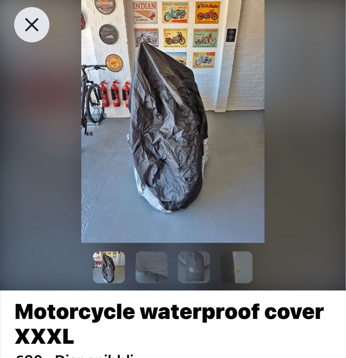Motorcycle Cover Waterproof XXXL