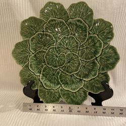 Majolica Serving  Platter BORDALLO PINHEIRO