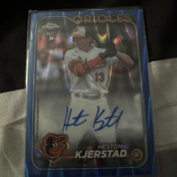 2024 Topps Chrome Heston Kjerstad Auto 