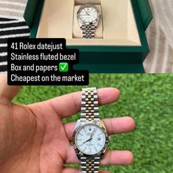 Rolex Date just 41 Jubilee Box And Card 2025