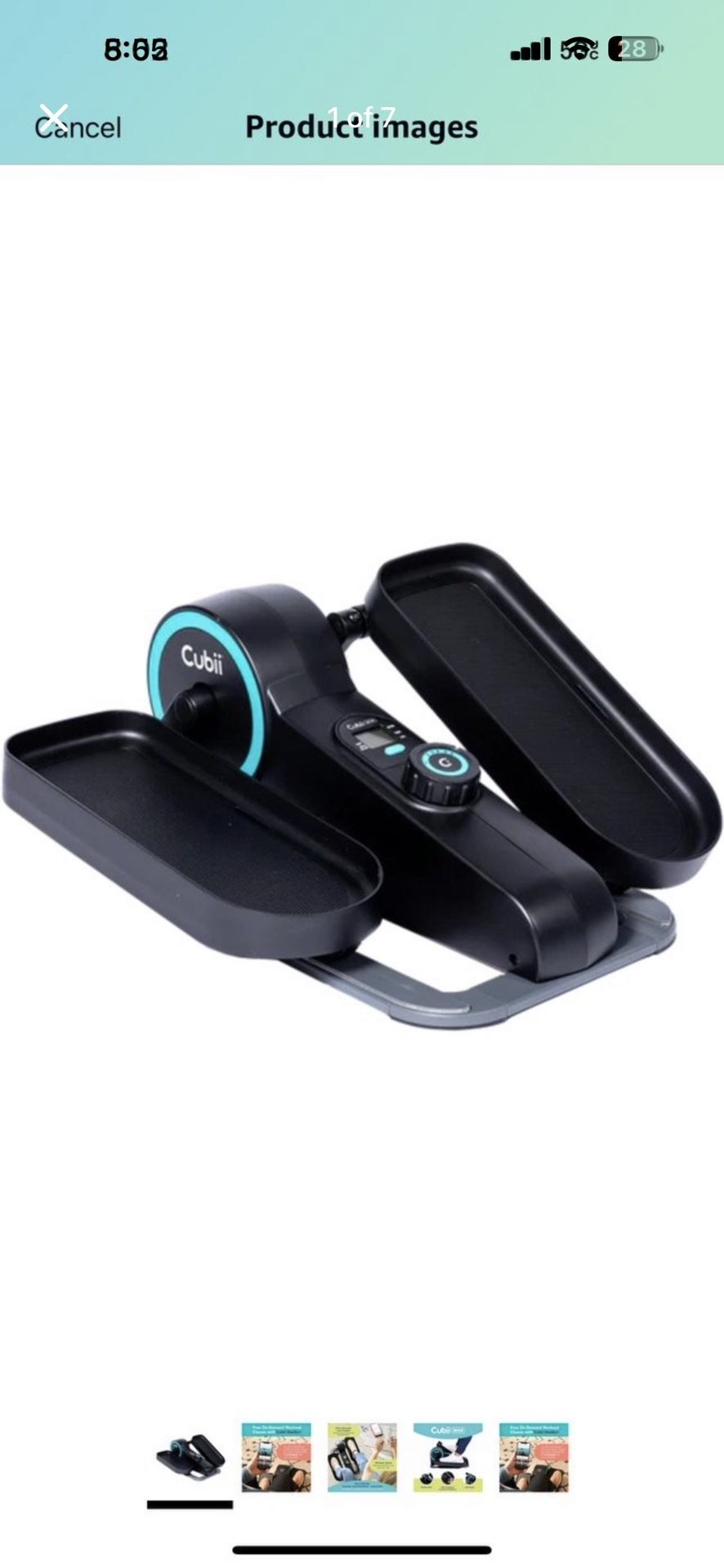 Under Desk Elliptical Bike