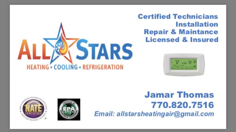 All Star Air Star Heating And Cooling Allstars Heating Air Services