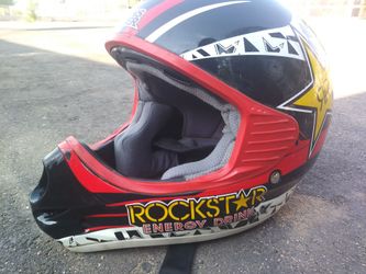 ROCKSTAR motocross helmet. $40