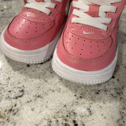 Pink Nike Air Force One Toddler 6c