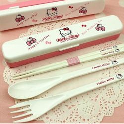New Hello Kitty Chop Sticks Set Swipe Left For More Hello Kitty SOLD SEPARATELY SHIPPING