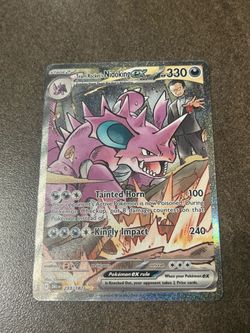 Team Rocket's Nidoking Ex #233 Pokemon Destined Rivals