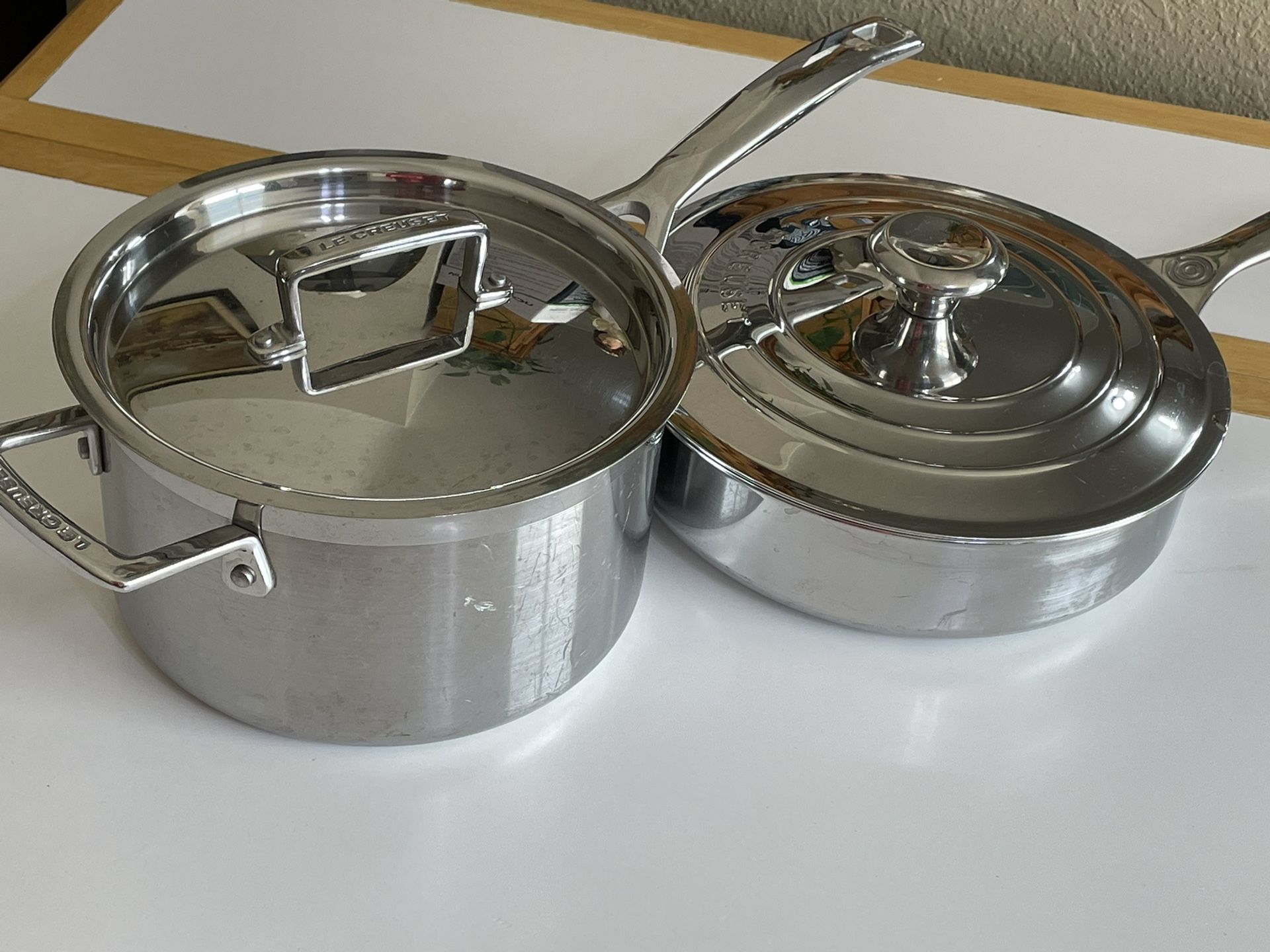 Le Creuset 4-Piece Stainless Steel Cookware Set - Silver