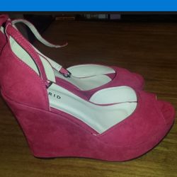 Red TORRID wedges Size 10 Woman's Shoes 