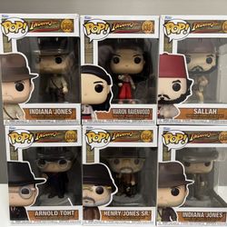 Funko Indiana Jones Lot Of 6
