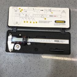General Tools 147 Digital Fractional Caliper w/case