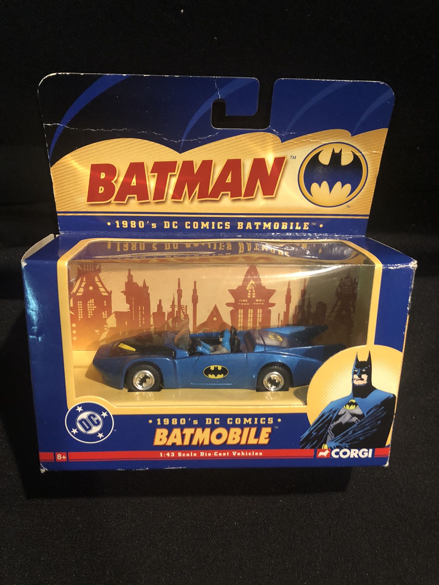 Batman 1980s DC Comics Corgi Batmobile NIB