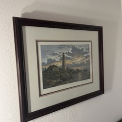 25x80 “After The Storm” Framed, Matted, Autographed & Numbered Print