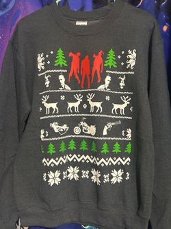The walking dead theme ugly sweater