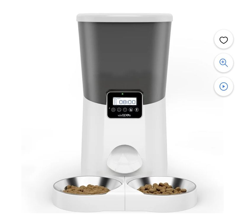 WoPet 8L Double Bowl Automatic Pet Dispenser