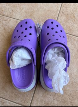 New Purple Crocs Classic Clogs Slip On Shoes