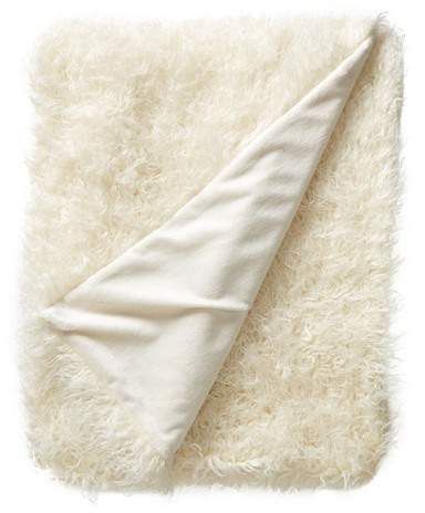 New Nordstrom Comfy Huge Flokati Faux Fur Throw 