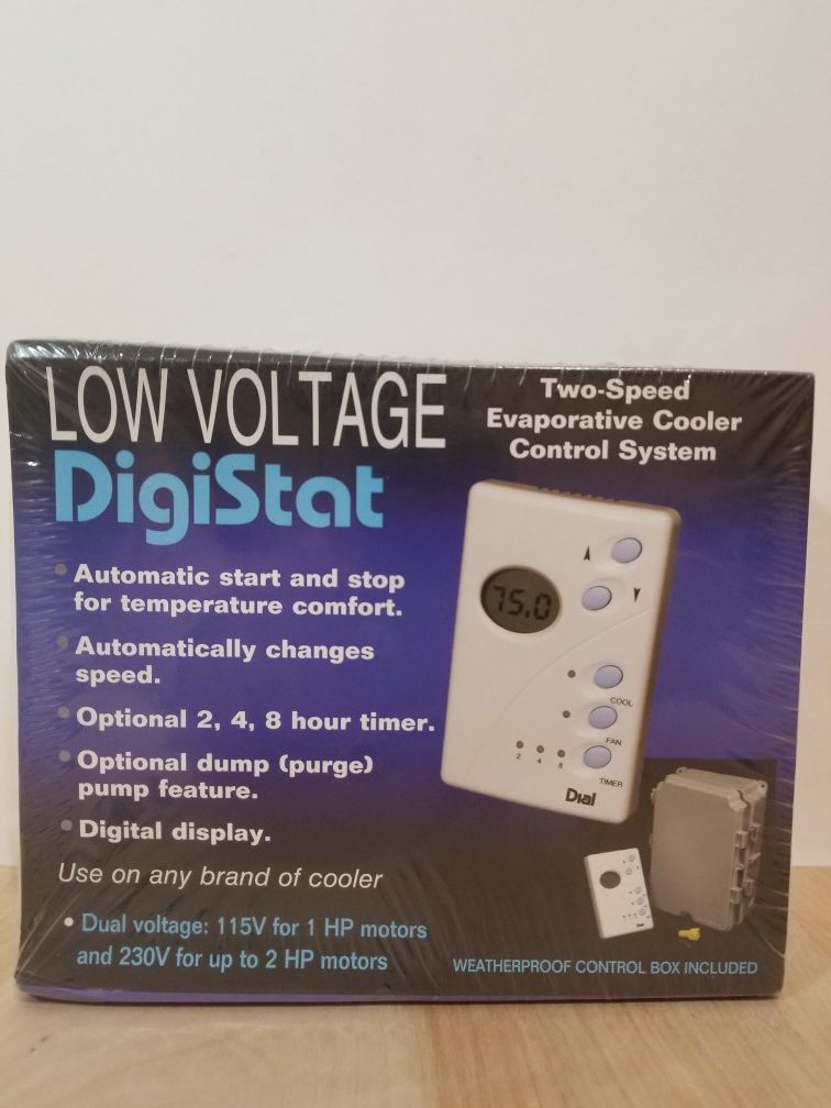 Low Voltage Digistat 2 Speed Evaporative Cooler Control System