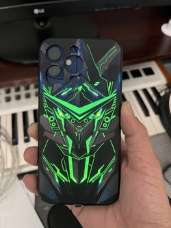 Case iphone 13 pro build in led 3color