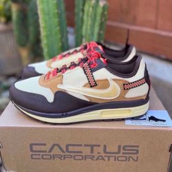 Nike Air Max 1 Travis Scott Baroque Brown Size 9.5
