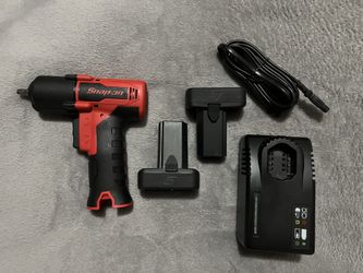 Snap-On 14.4v 1/4 Drive Cordless Impact Wrench Kit (Red)