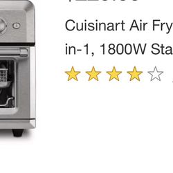 Cuisinart Air Fryer Toaster Oven