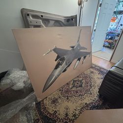 Jet Plane Painting 6ft By 4 ft