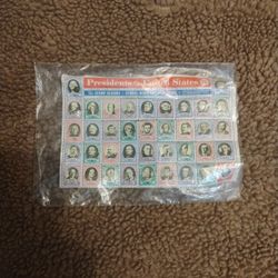 Presidents Of The United States 25 Cent Stamps