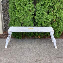 Gorilla Ladders 4 ft. x 12 in. x 20 in. Aluminum Slim-Fold Work Platform, 300 lbs. Load Capacity