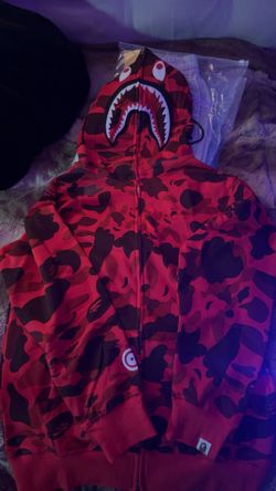 Red bape hoodie