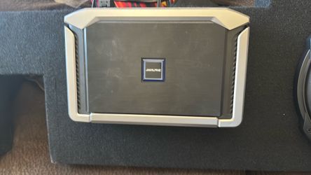 10” JL audio alpine amp ground shaker box