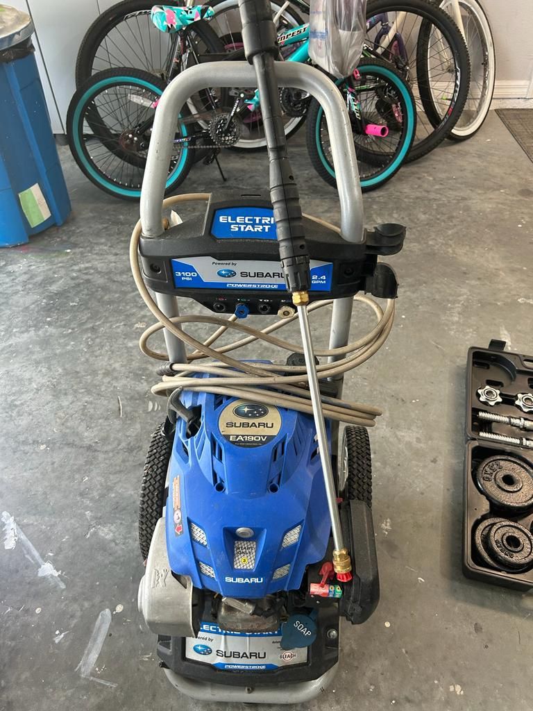 SUBARU EA190V 3100 PSI PRESSURE WASHER